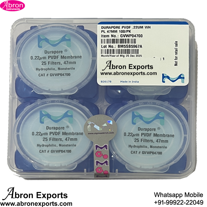 Millipore Filter Paper Membrane Dia 47mm 0.22um Filters Esters of Cellulose 100pc Abron AC-607MPL472 